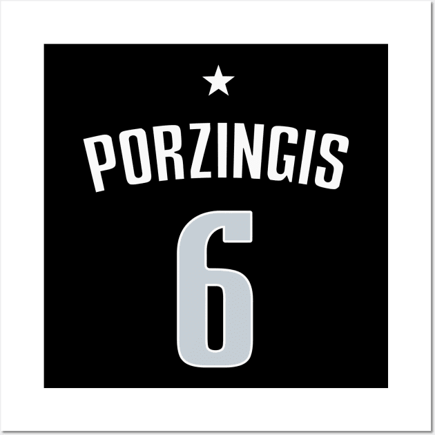 Kristaps Porzingis Wall Art by telutiga